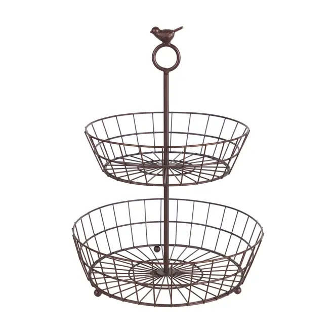 FRUTEIRA DE MESA BARN SERENITY BIRD - CASTANHO - Foto 1