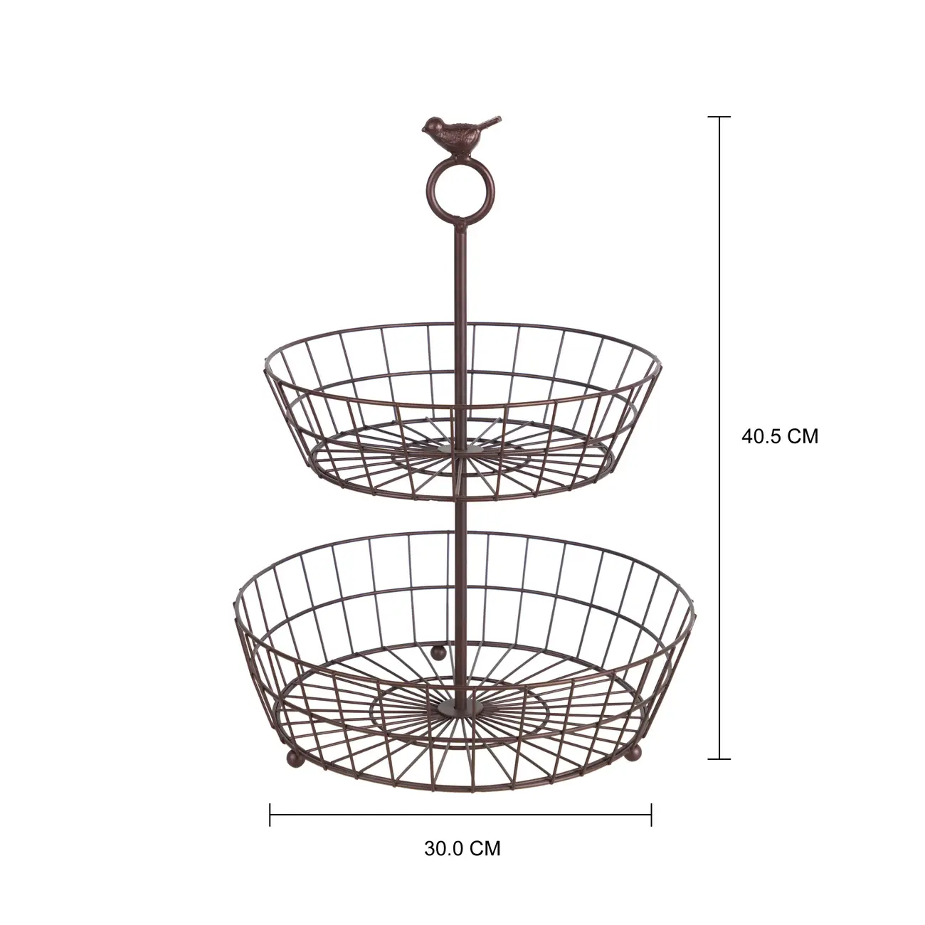 FRUTEIRA DE MESA BARN SERENITY BIRD - CASTANHO - Foto 9