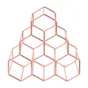 PORTA-GARRAFAS PARA 6 STRUCTURE HEX - COBRE - Foto 1