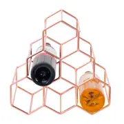 PORTA-GARRAFAS PARA 6 STRUCTURE HEX - COBRE - Foto 4