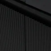 CRISTALEIRA 4 PORTAS 90X139 RIBS - PRETO/INCOLOR - Foto 13