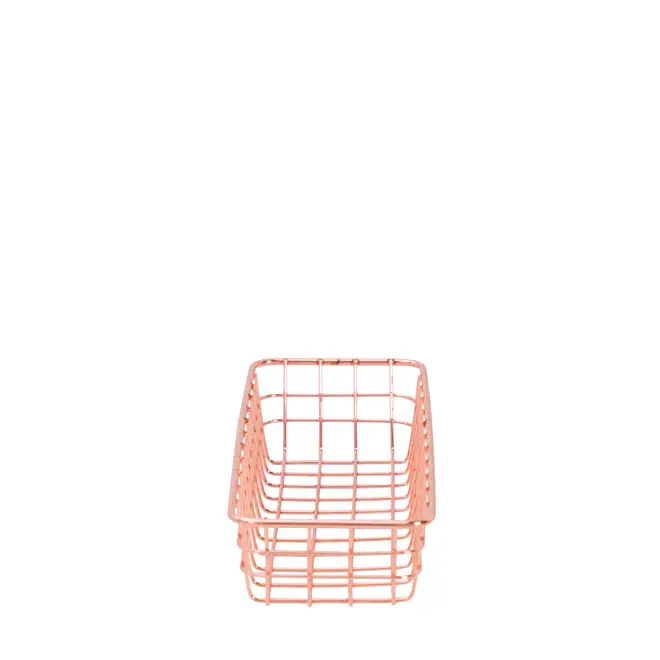 CESTO 24 CM X 9 CM X 5 CM GRID - COBRE - Foto 3
