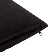 CAPA PARA ALMOFADA 45 CM X 30 CM PLEIN - PRETO - Foto 3