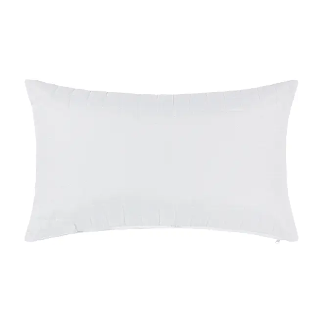 CAPA PARA ALMOFADA 45 CM X 30 CM PLEIN - BRANCO - Foto 1