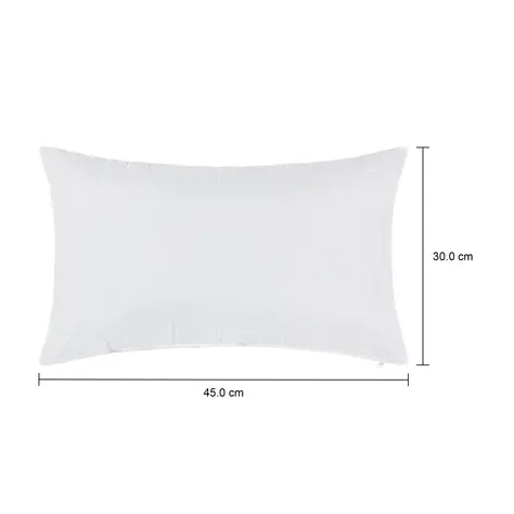 Imagem com medidas do produto CAPA PARA ALMOFADA 45 CM X 30 CM PLEIN