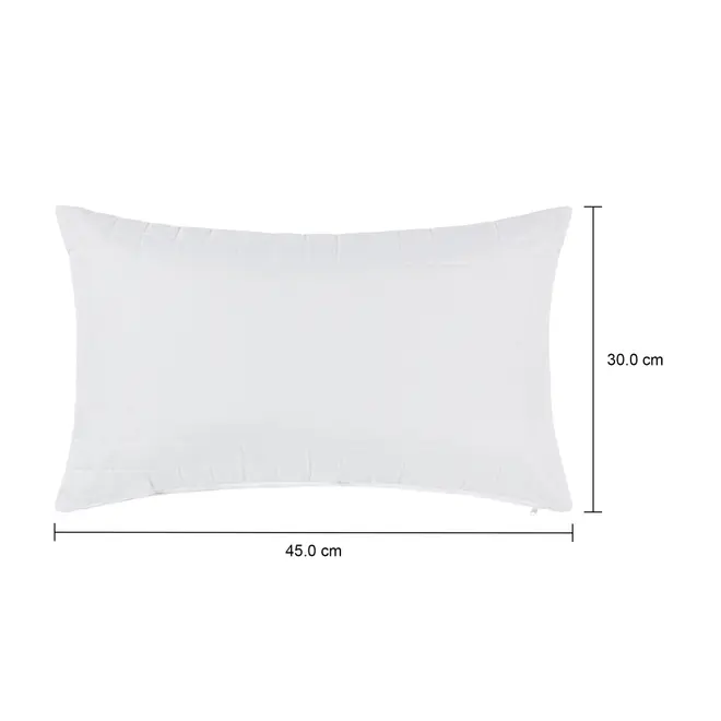 CAPA PARA ALMOFADA 45 CM X 30 CM PLEIN - BRANCO - Foto 8