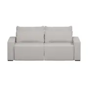 SOFÁ RETRÁTIL 3 LUGARES ASTOR - CINZA CLARO - Foto 1