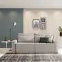 SOFÁ RETRÁTIL 3 LUGARES ASTOR - CINZA CLARO - Foto 3