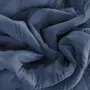 COLCHA DE SOLTEIRO COM ELÁSTICO 88 CM X 1,88 M X 20 CM COZY LINE - AZUL - Foto 7