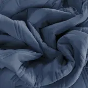 COLCHA DE SOLTEIRO COM ELÁSTICO 88 CM X 1,88 M X 20 CM COZY LINE - AZUL - Foto 7