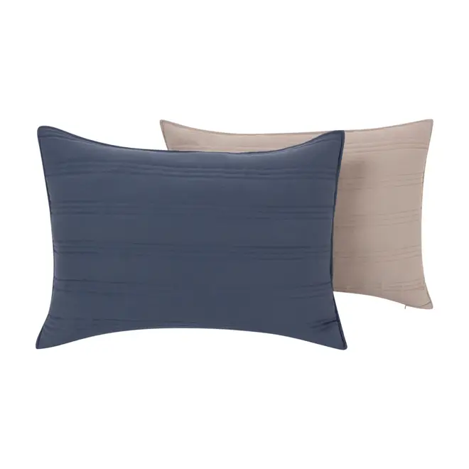 CAPA PARA TRAVESSEIRO 50 CM X 70 CM COZY LINE - AZUL - Foto 5