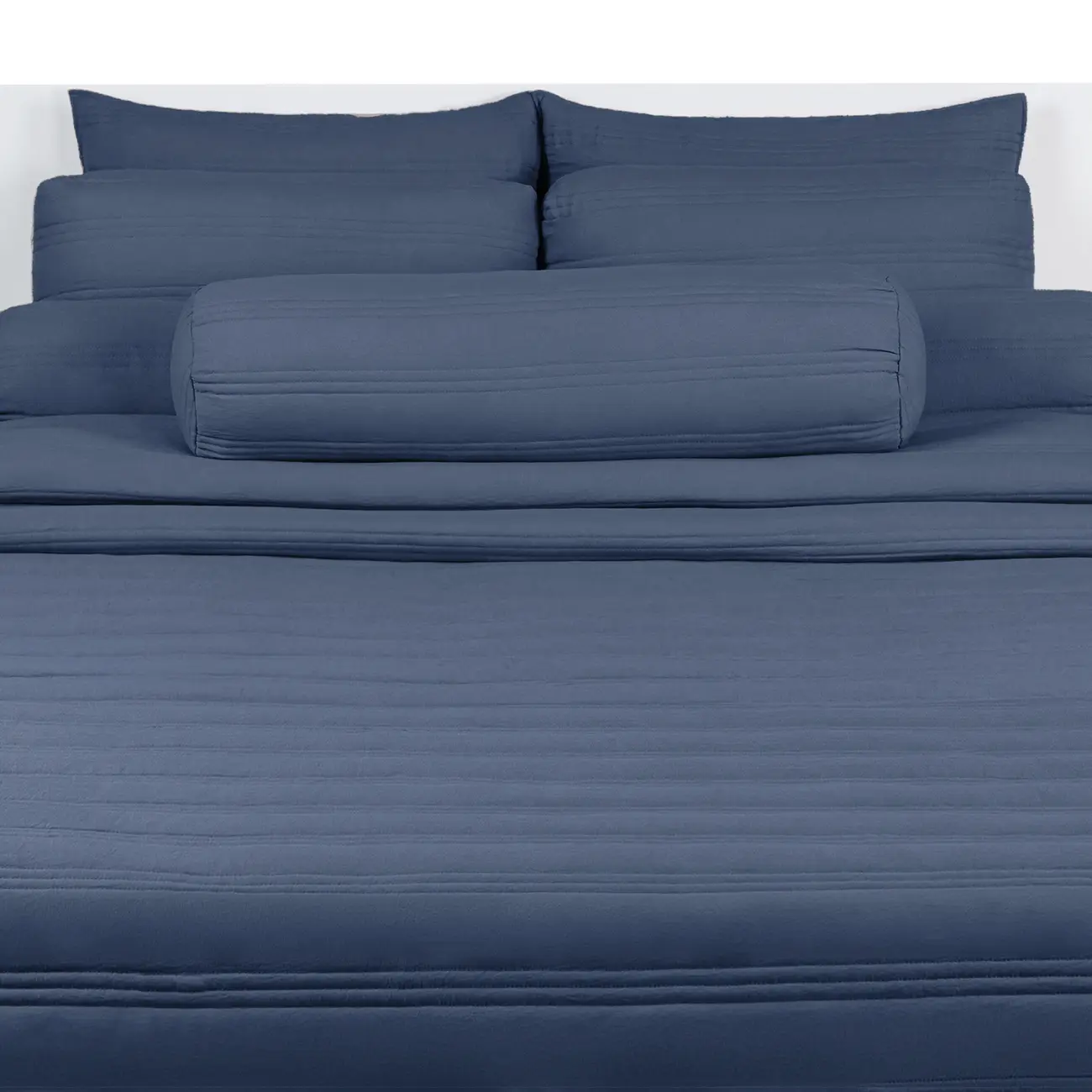 CAPA PARA TRAVESSEIRO 50 CM X 70 CM COZY LINE - AZUL - Foto 8