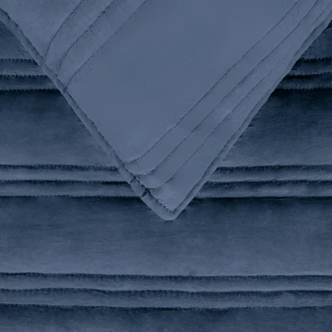 CAPA PARA TRAVESSEIRO 50 CM X 70 CM COZY LINE - AZUL - Foto 10