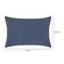 CAPA PARA TRAVESSEIRO 50 CM X 70 CM COZY LINE - AZUL - Foto 21