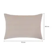 CAPA PARA TRAVESSEIRO 50 CM X 70 CM COZY LINE - CAMELO - Foto 21