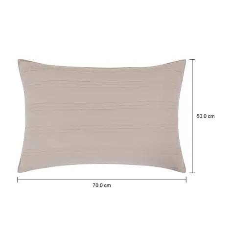 Imagem com medidas do produto CAPA PARA TRAVESSEIRO 50 CM X 70 CM COZY LINE