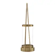 LANTERNA 43 CM CANDLELIGTH - OURO/INCOLOR - Foto 3