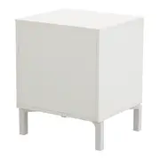 MESA DE CABECEIRA 1 GAVETA SLEEK - BRANCO/GRANILITE - Foto 5