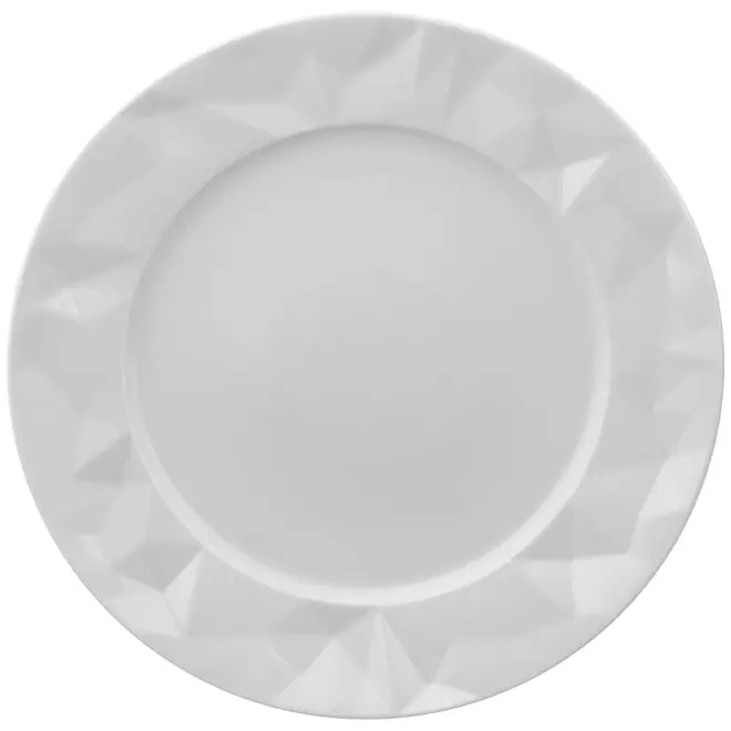 APARELHO DE JANTAR 20 PEÇAS FRACTAL - BRANCO - Foto 3