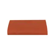 LENÇOL COM ELÁSTICO SOLTEIRO 88 CM X 1,88 M X 30 CM VON CONCEPT - TERRACOTA - Foto 1