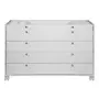 ESTRUTURA DE CÔMODA 5 GAVETAS 1,20 M X 45 CM NAMI - BRANCO - Foto 1