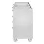 ESTRUTURA DE CÔMODA 5 GAVETAS 1,20 M X 45 CM NAMI - BRANCO - Foto 3