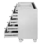 ESTRUTURA DE CÔMODA 5 GAVETAS 1,20 M X 45 CM NAMI - BRANCO - Foto 5