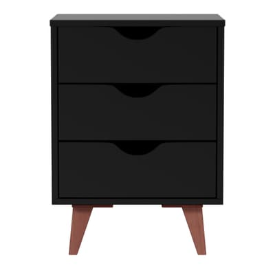 MESA DE CABECEIRA 3 GAVETAS LIN