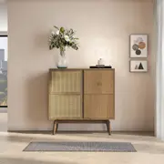 BUFFET 2 PORTAS 1,06 M X 1,07 M COM PALHINHA ARES - TAUARI/FIBRA CLARA - Foto 15