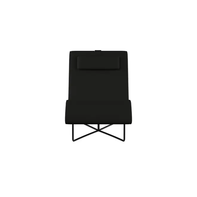 CHAISE LONGUE ALUA - PRETO/PRETO - Foto 3