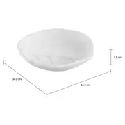 TIGELA 34 CM CALATÉIA - BRANCO - Foto 2