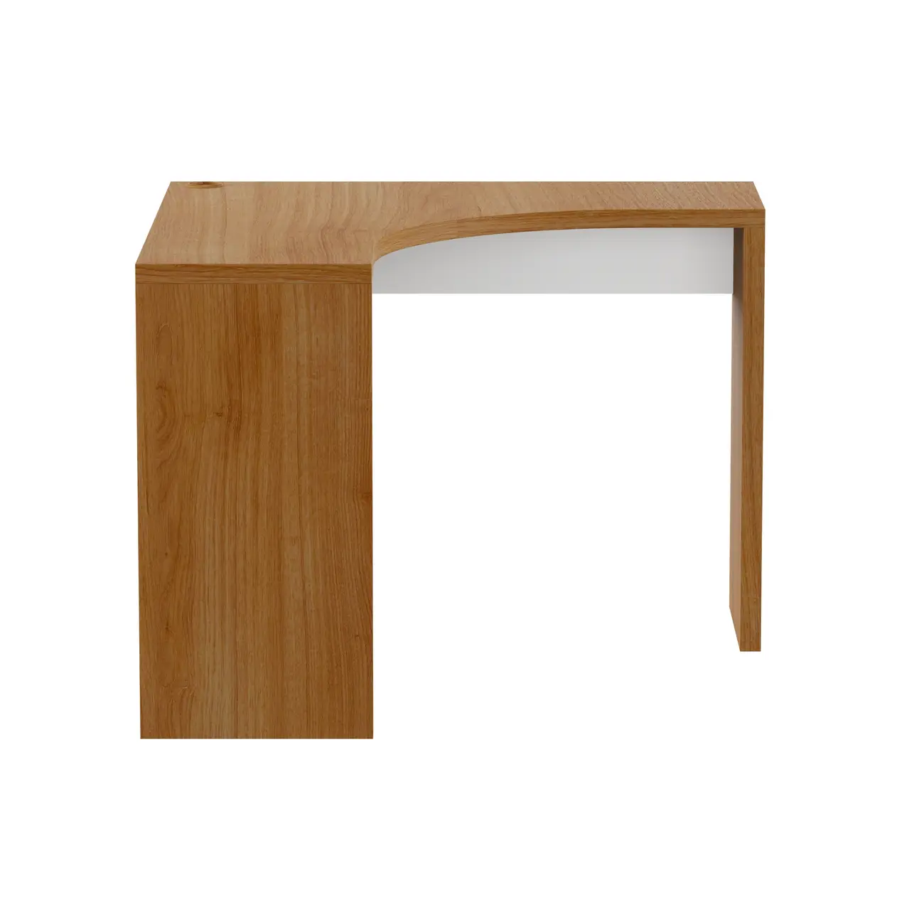 MESA DE CANTO 1 M X 1 M FIND - FREIJÓ/BRANCO - Foto 1