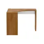MESA DE CANTO 1 M X 1 M FIND - FREIJÓ/BRANCO - Foto 1