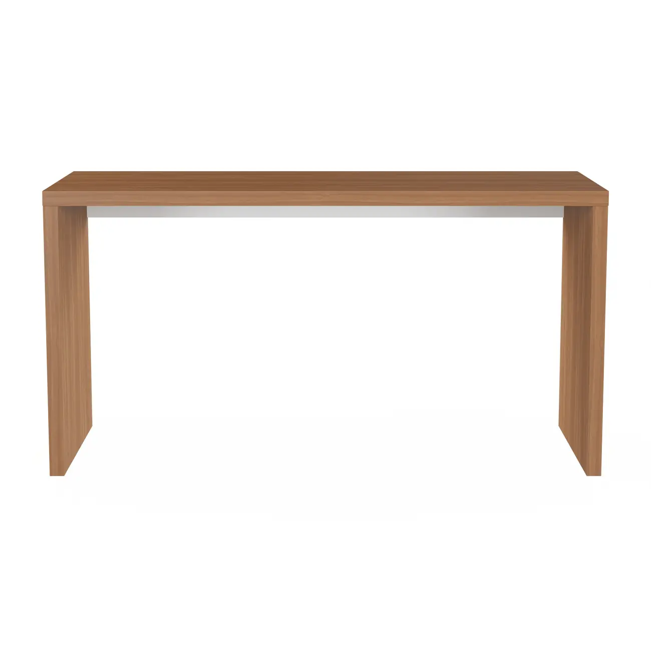 MESA DE ESCRITÓRIO 1,45 M X 60 CM FIND - FREIJÓ/BRANCO - Foto 1
