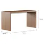 MESA DE ESCRITÓRIO 1,45 M X 60 CM FIND - FREIJÓ/BRANCO - Foto 2
