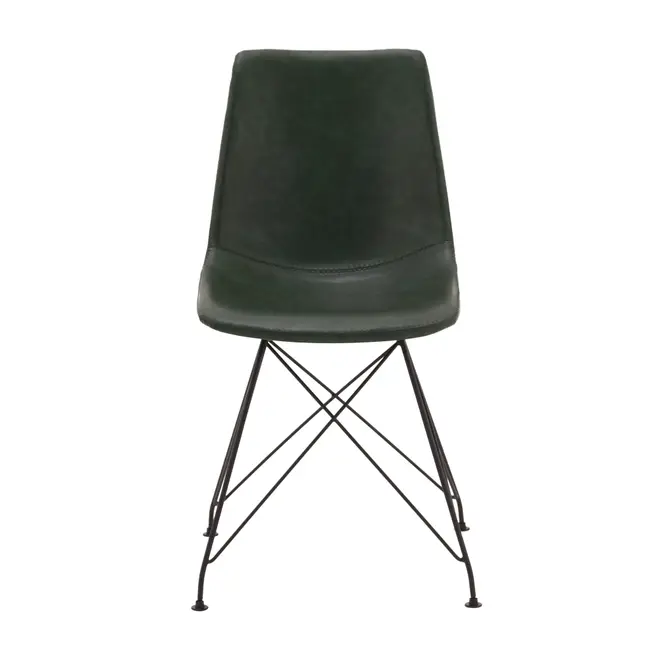 CADEIRA DE JANTAR GIPSY - PRETO/OLD GREEN - Foto 2