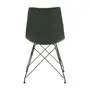 CADEIRA DE JANTAR GIPSY - PRETO/OLD GREEN - Foto 4