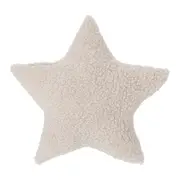 ALMOFADA ESTRELA 45 CM FINE FESTIVITY - AREIA - Foto 1