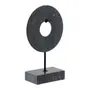 ADORNO MESA 33 CM GEOMARBLE - PRETO/CINZA - Foto 4