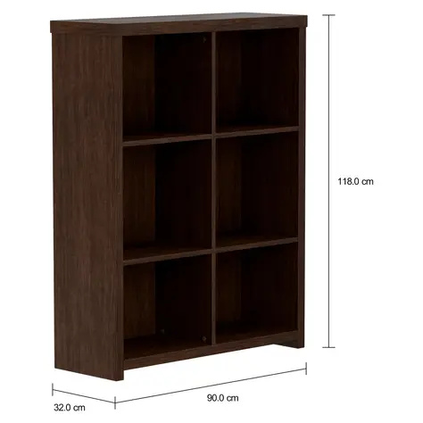 Imagem com medidas do produto ESTANTE 90 CM X 1,18 M BOSS