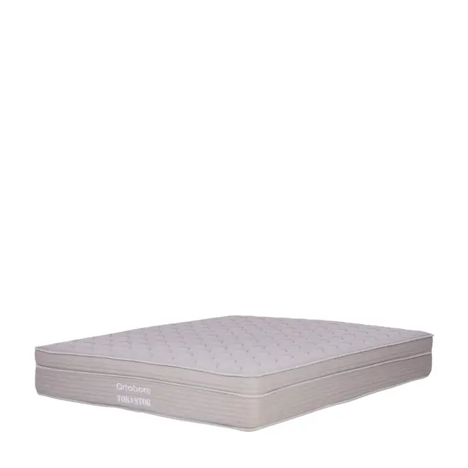 COLCHÃO COM MOLAS ENSACADAS QUEEN 1,58 M X 1,98 M X 28 CM MIDDLE - CINZA - Foto 1