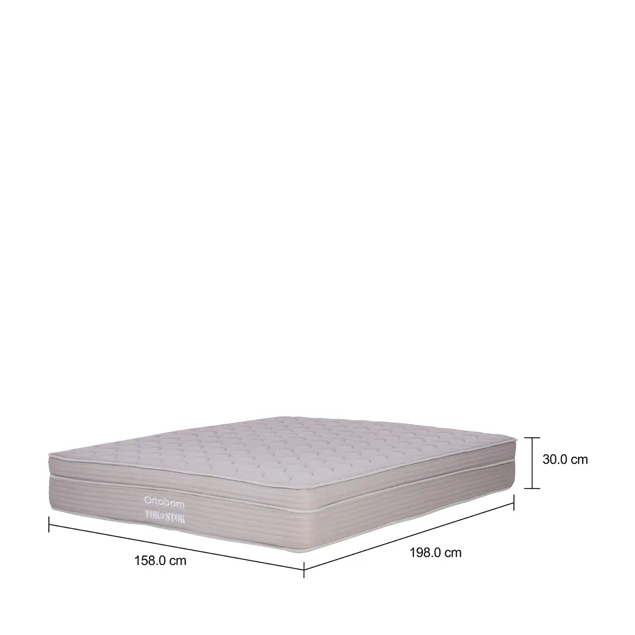COLCHÃO COM MOLAS ENSACADAS QUEEN 1,58 M X 1,98 M X 28 CM MIDDLE - CINZA - Foto 4