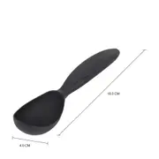 COLHER PARA SORVETE 17 CM FRATINI - PRETO - Foto 4