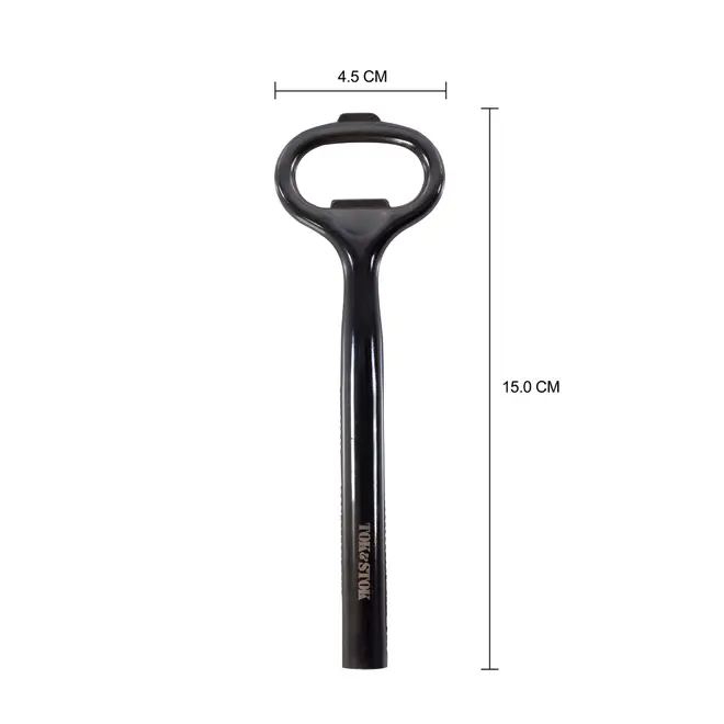 ABRIDOR DE GARRAFA 14 CM ZINSTEEL - GRAFITE/PRETO - Foto 5