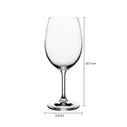 TAÇA VINHO 450 ML CRISTALIUM TITAN - INCOLOR - Foto 5