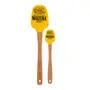 ESPÁTULA CONJUNTO COM 2 PEÇAS MAIZENA - AMARELO/FAIA - Foto 1