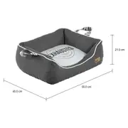 CAMA PARA PET P 55 CM X 45 CM EXHAUSTED - KONKRET/CINZA - Foto 7