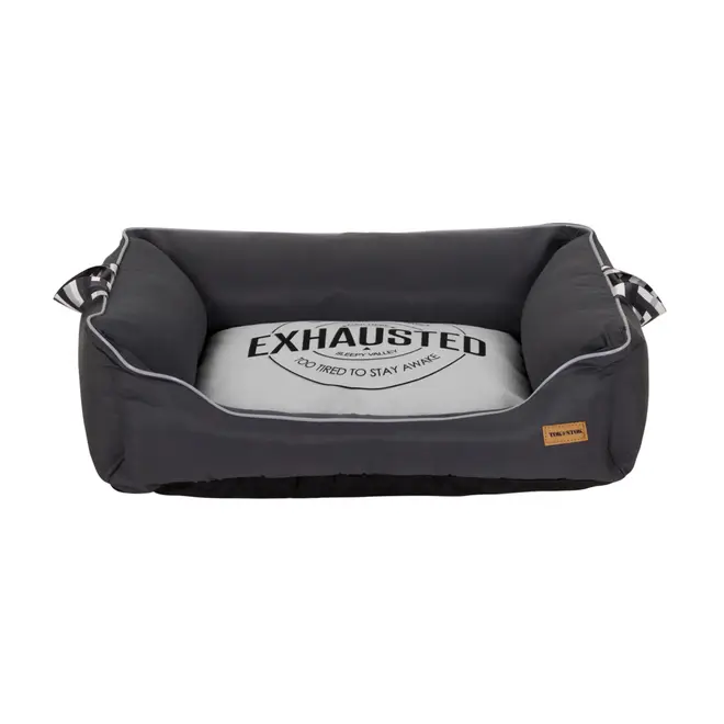 CAMA PARA PET P 55 CM X 45 CM EXHAUSTED - KONKRET/CINZA - Foto 1