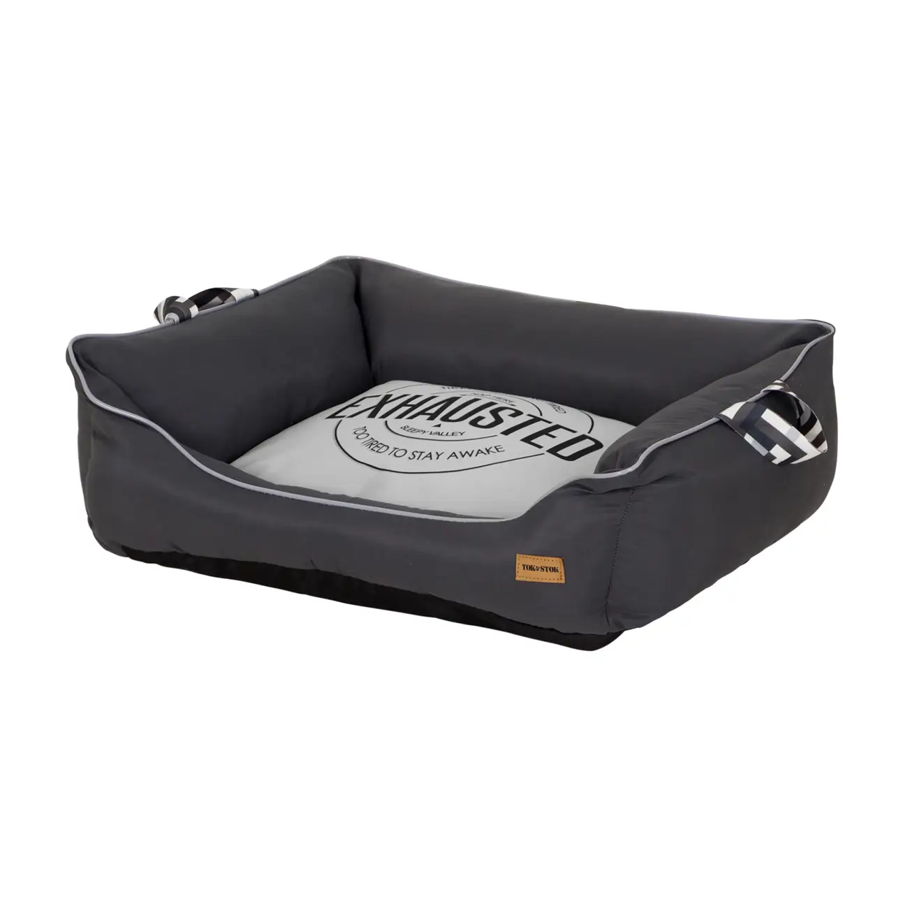 CAMA PARA PET P 55 CM X 45 CM EXHAUSTED - KONKRET/CINZA - Foto 2