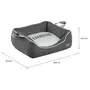 CAMA PARA PET M 65 CM X 55 CM EXHAUSTED - KONKRET/CINZA - Foto 7
